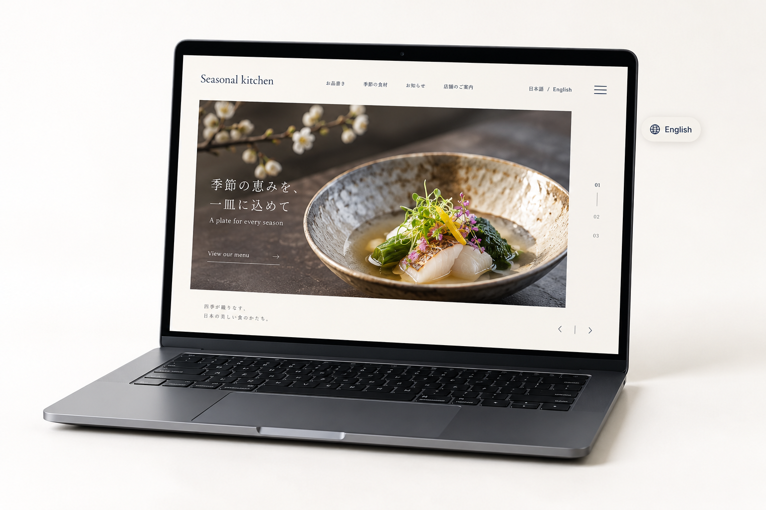 AI-generated website localisation illustration